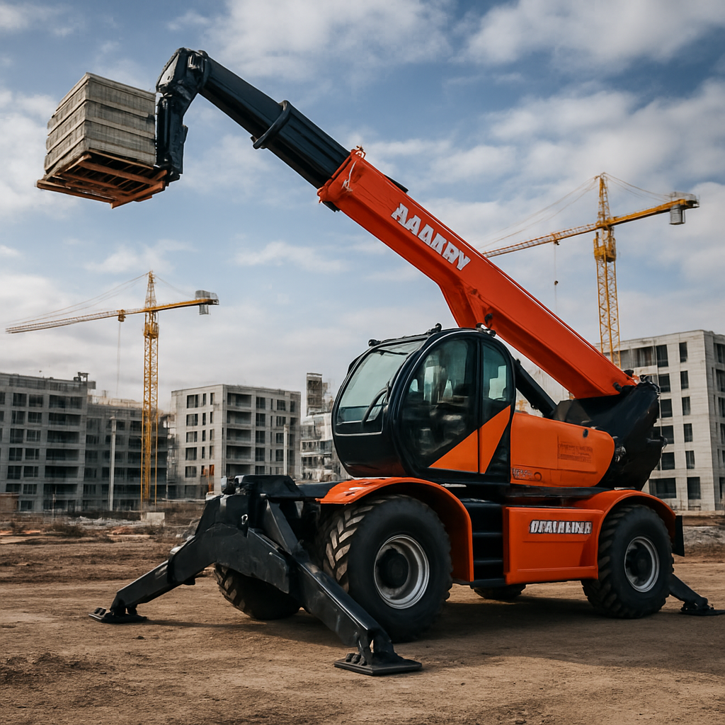 Magni RTH on construction site — Deutz TCD engine, CAN bus J1939, CCU controller