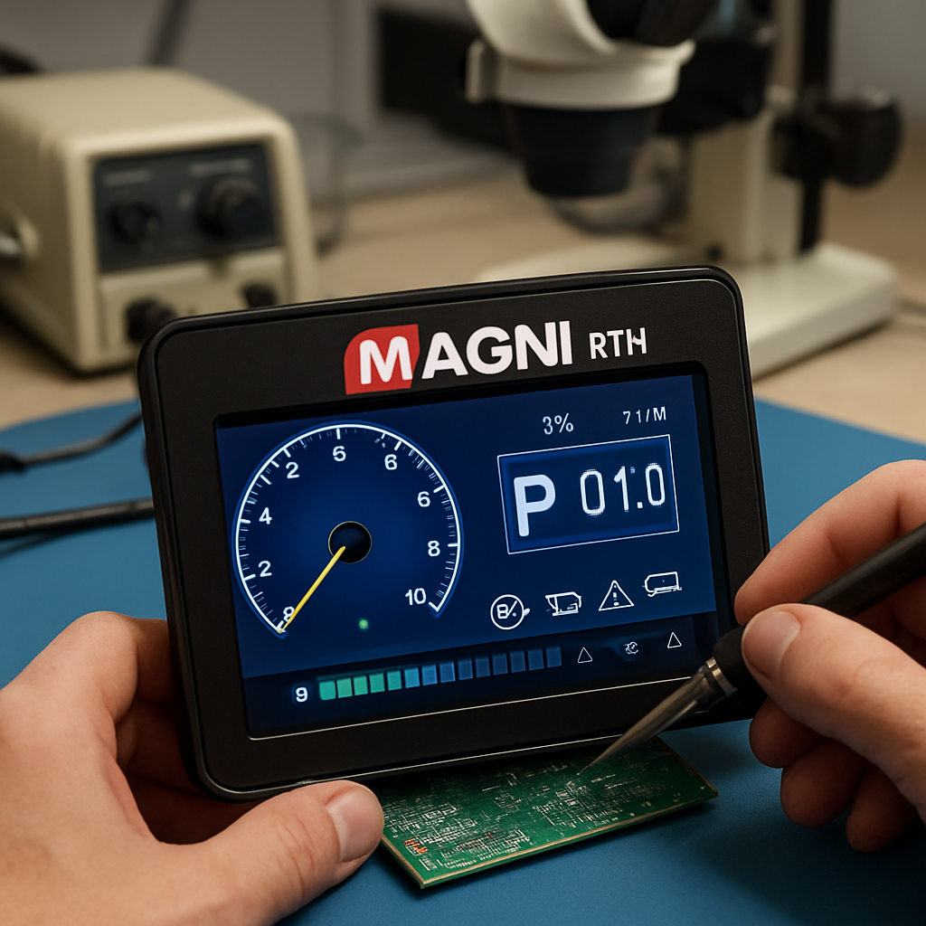 Magni RTH / HTH Telescopic Handler Display & LED Panel Repair — All Models | European Send-In Service